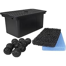 TotalPond 871980305191 Universal Pump Filter Box, Height : 5.84 Width : 12.36 Depth : 6.22, Natural