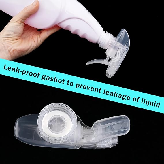 Hethyo Foaming Spray Heads Spray Bottle Nozzles Foam Nozzles Plastic Heavy Duty Spray Nozzle Replacement Head Leak Proof Water Bottle Spray Nozzles Adjustable Head Sprayer 2 Pcs - Image 2