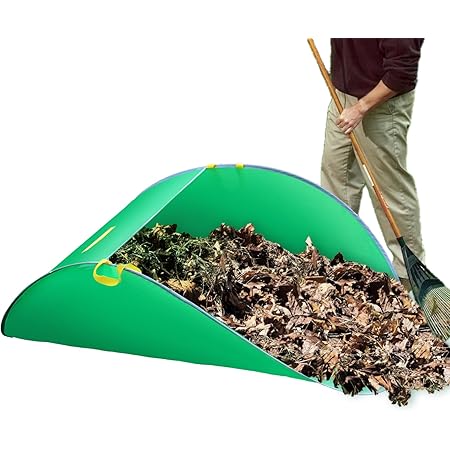 UQM Leaf Collector, Portable Pop Up Leaf Bags, Foldable Leaf Pick Up Tools Patent Number D1005635, Reusable Yard Garden Bags for Leaves Lawn Trash