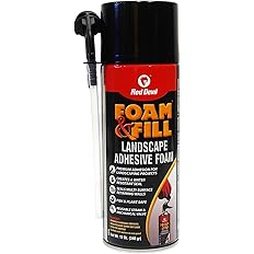 Red Devil 0916 Foam & Fill Landscape Adhesive Foam, 12 oz, Black, 1 Pack
