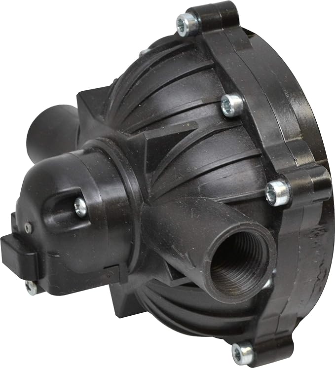 Everflo EF5500-KIT 12V Diaphragm Pump Head, Black