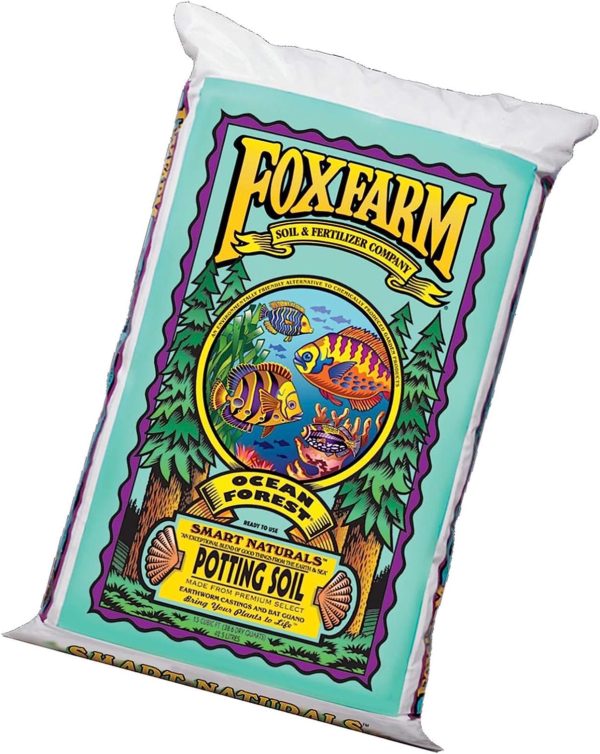 FoxFarm Ocean Forest Potting Soil, 1.5 cu ft, brown/a (FX14000)