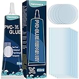 Pool Liner Patch Repair Kit, Transparent Inflatable Patch Repair Kit for PVC Boats, Air Mattress, Hot Tubs, Above Ground Swim