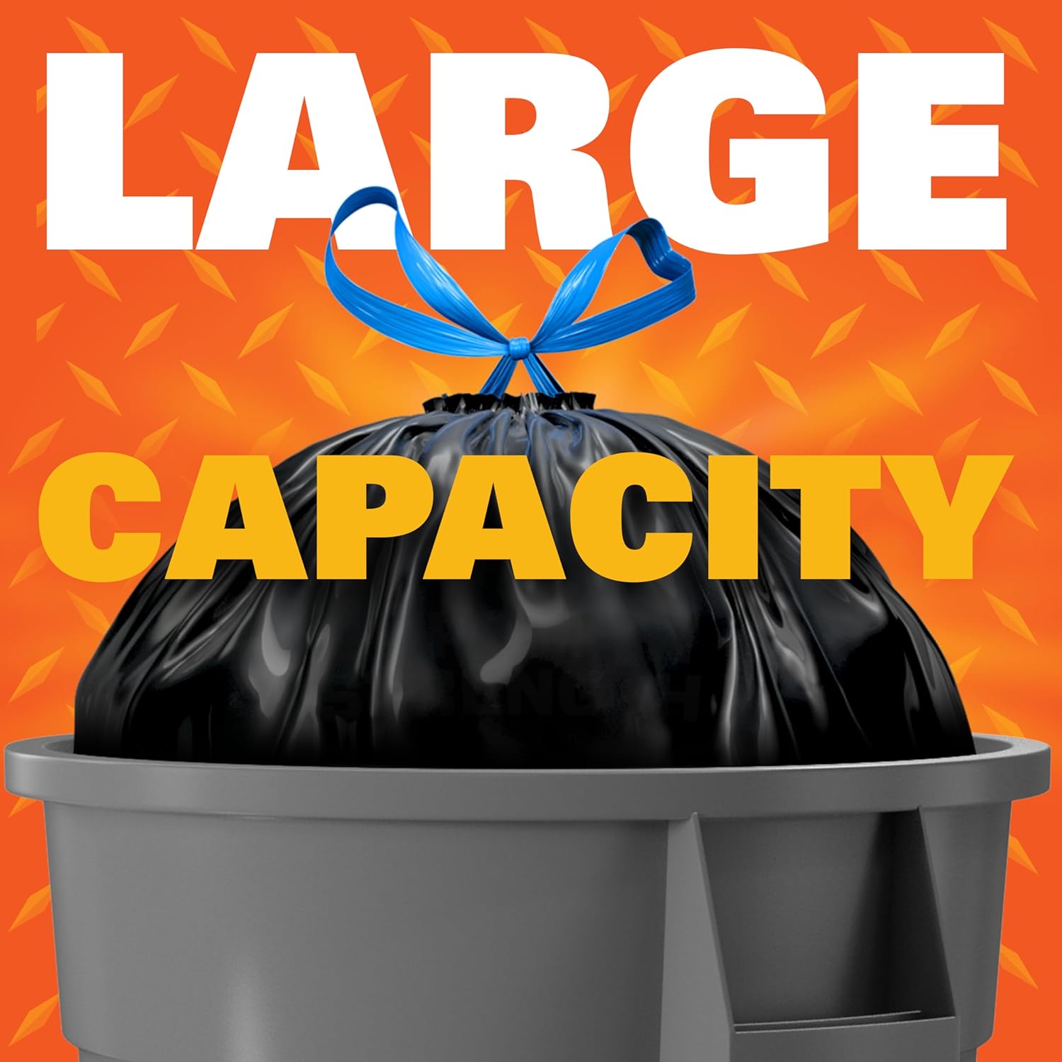 Hefty Strong Large Trash Bags, 33 Gallon, 48 Count - Image 3