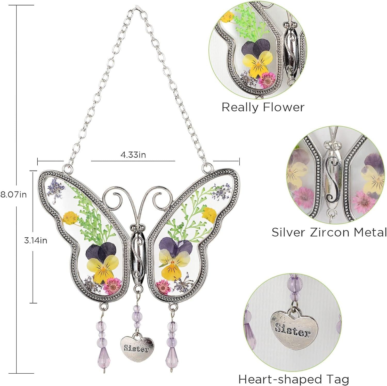 Campanilla de viento solar de colibrí al aire libre, regalo para papá, mamá, abuela, esposa, hija, hermana, tía, abuela, mujeres, decoración al aire libre para patio, jardinería - Image 27