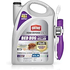 Ortho Home Defense Max Bed Bug, Flea and Tick Killer with Comfort Wand, Bed Bug Killer Spray, 1 gal., Purple