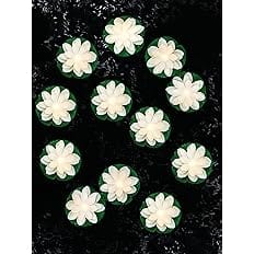 12 Pcs Floating Pool Lights Lotus Floating Lanterns LED Lifelike Floating Lamp Battery Operated Lily Pad Flower Candle Fun Po