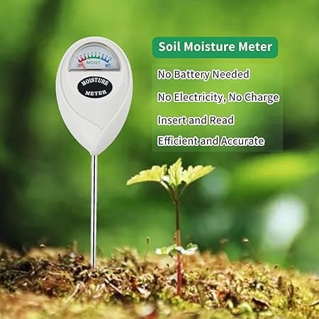 Censinda Soil Moisture Meter, Soil Moisture Monitor for House Plants, Soil Hygrometer Moisture Sensor for Indoor & Outdoor, Garden, Farm, Lawn Plant Care, No Battery Needed(White) - Image 2