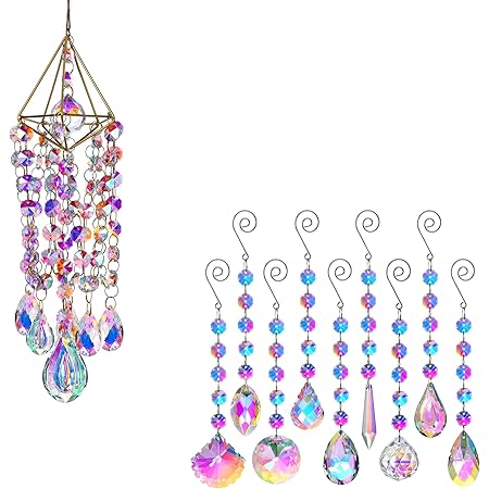 Rainbow Maker Crystal Window Hanging Suncatchers Ornament AB-Coating Crystal Pendant