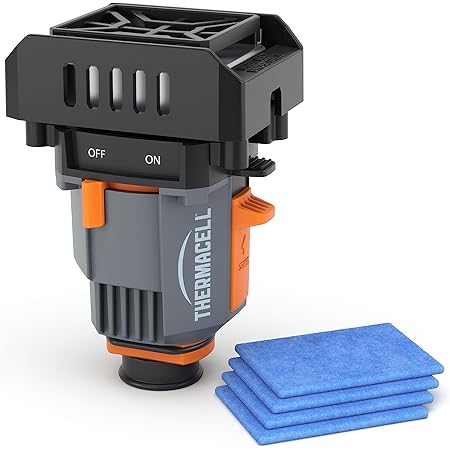 Thermacell Mosquito Backpacker Repeller, Gen 2.0 with 16 Hours of Repellent; 15 Foot Zone of Mosquito Protection; Long Lasting, Bug Spray Alternative, Scent Free