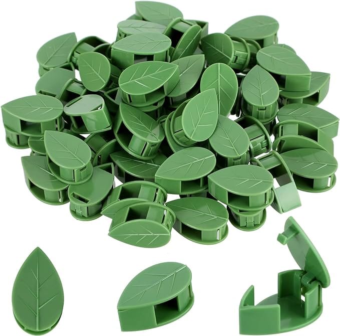 60 Pieces Plant Climbing Wall Fixture Clips with 72 Pieces Acrylic Adhesive Sticker Plant Fixer Invisible Wall Vines Fixing Clips Self-Adhesive Hook Plant Vine Traction for Indoor Outdoor Decoration