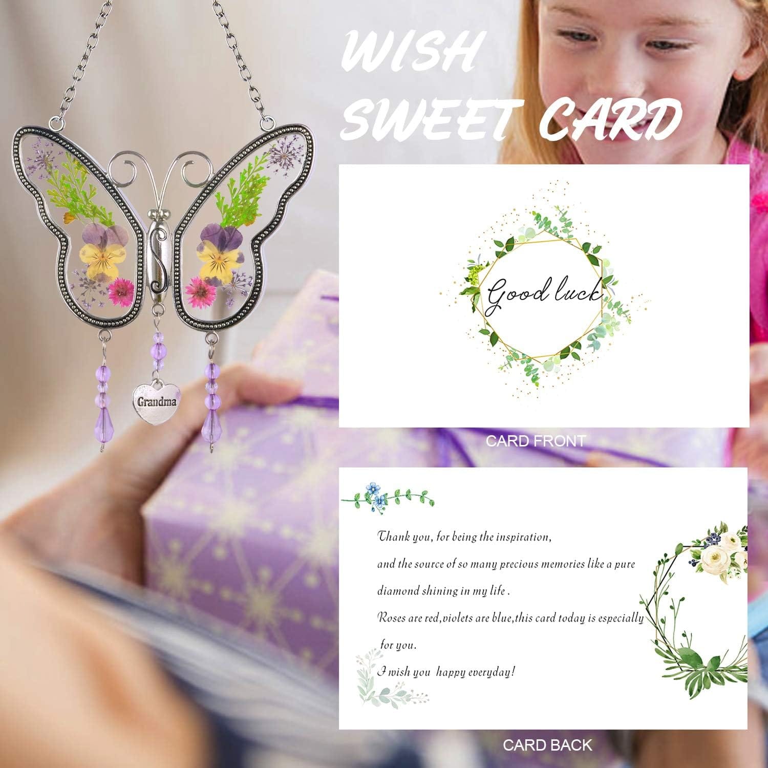 Campanilla de viento solar de colibrí al aire libre, regalo para papá, mamá, abuela, esposa, hija, hermana, tía, abuela, mujeres, decoración al aire libre para patio, jardinería - Image 48