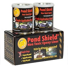 Pond Armor SKU-SKYBLUE-QT-R Non-Toxic Pond Shield Epoxy Paint, 1.5-Quart, Sky Blue, 48 Fl Oz (Pack of 1)