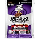 Hot Shot Bed Bug Mattress & Luggage Treatment Kit, Controls Bed Bugs And Eggs On Mattresses, Luggage, Furniture And More