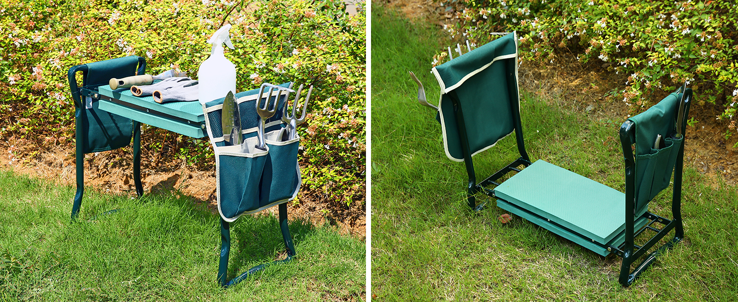 garden bench and seat portable