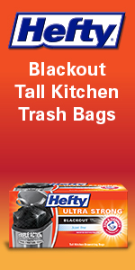 Black Kitchen Trash Bags