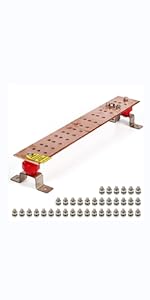 copper grounding bar