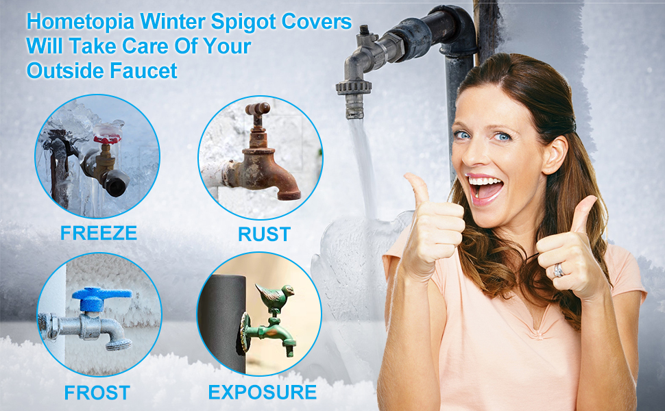 Outside Faucet Cover Protector Socks Winter