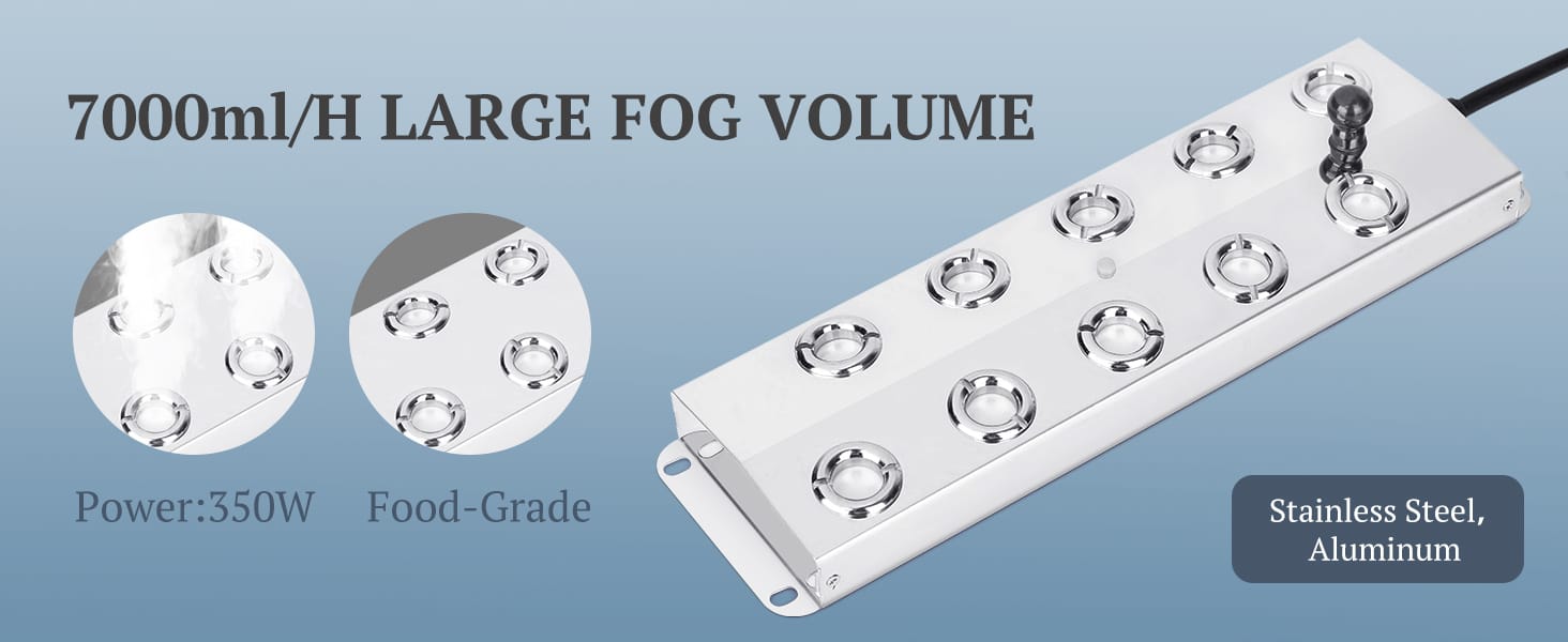 7000ml/H LARGE FOG VOLUME