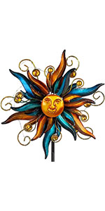 Garden Solar Wind Spinner