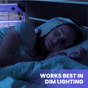 Works best in dim lighting