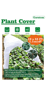 FROST CLOTH PLANT FREEZE PROTECTION FOR WINTER FLOATING ROW COVERS FOR GARDERN PLANT BLANKET