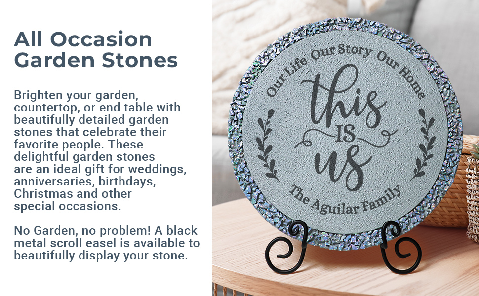 All Occasion Garden Stone, celebrate family, celebrate a loved one