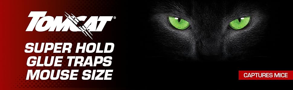 Tomcat Super Hold Glue Traps Mouse Size Captures Mice