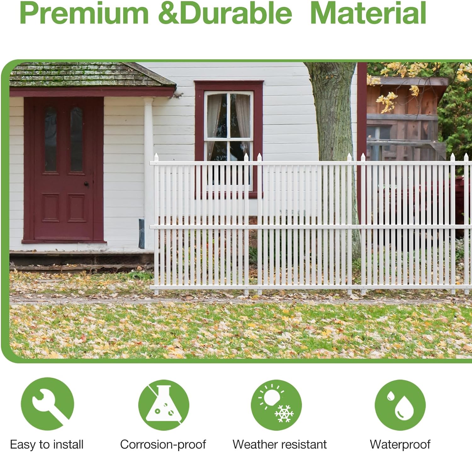 Caprihom Rejilla para valla de aire acondicionado de 50 pulgadas de ancho x 50 pulgadas de alto, carcasa de vinilo para valla de privacidad, panel de pantalla para equipo de piscina, kit de paneles y pantallas de privacidad para exteriores (paquete de 2) - Image 37