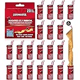 Catchmaster Fly Ribbon, Bug & Fly Traps for Indoors and Outdoors, Premium Sticky Adhesive Fruit Fly & Gnat Hanging Strips, Bu