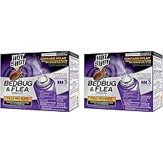 Hot Shot BedBug And Flea Fogger, Inhibits Flea Reinfestation, 2 Ounce Cans, 6 Count