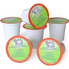Quick & Clean [6-Pack] Keurig Cleaning Pods - K Cup Cleaner Pod For Keurig - 2.0 Coffee Machine Compatible, Removes Stains, N