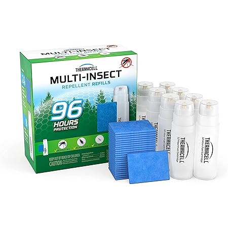 Thermacell Mosquito Repellent Refills; Compatible with Any Fuel-Powered Thermacell Repeller; Highly Effective, Long Lasting, No Spray, No Scent, No Mess; 15 Foot Zone of Mosquito Protection.