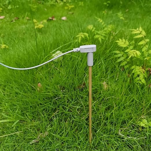 Brass Ground Rod with 40ft Wire & Alligator Clip, Grounding Bar Earthing rod, Great to Use with Earthing Sheet, Grounding Mat, Pillowcase, Blankets(1 Pack) - Image 2