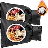 Outdoor Faucet Covers for Winter 2 Pack- 5.9" W x 8.3" H Water Faucet Cover Socks for Winter Freeze Protection Pipe Insulatio