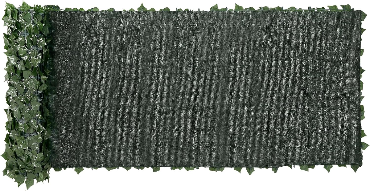 VEVOR Ivy - Valla de privacidad, pantalla de pared verde artificial, valla de hiedra verde con junta reforzada, setos sintéticos para decoración de hojas de vid para jardín, patio, balcón, decoración de patio y patio - Image 29