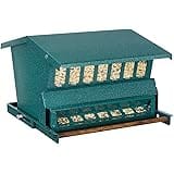 Heritage Farms Woodlink Absolute Squirrel Resistant Bird Feeder, Model 23803, beige