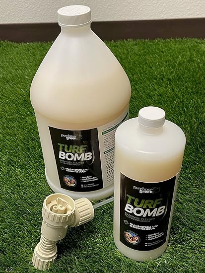Purchase Green Turf Bomb Bundle 32oz and 1- Gallon Bottles- Indoor Outdoor Enzymatic Cleaner and Pet Urine Odor Eliminator for Artificial Turf - Image 3