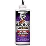 Hot Shot Bed Bug Killer Dust With Diatomaceous Earth For Insects 8 Ounces, Treatment For Bed Bugs