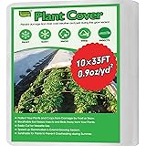 Plant Covers Freeze Frost Protection, 33 FT x 10 FT Frost Cloth Plant Freeze Protection Cover, Frost Blankets for Outdoor Pla