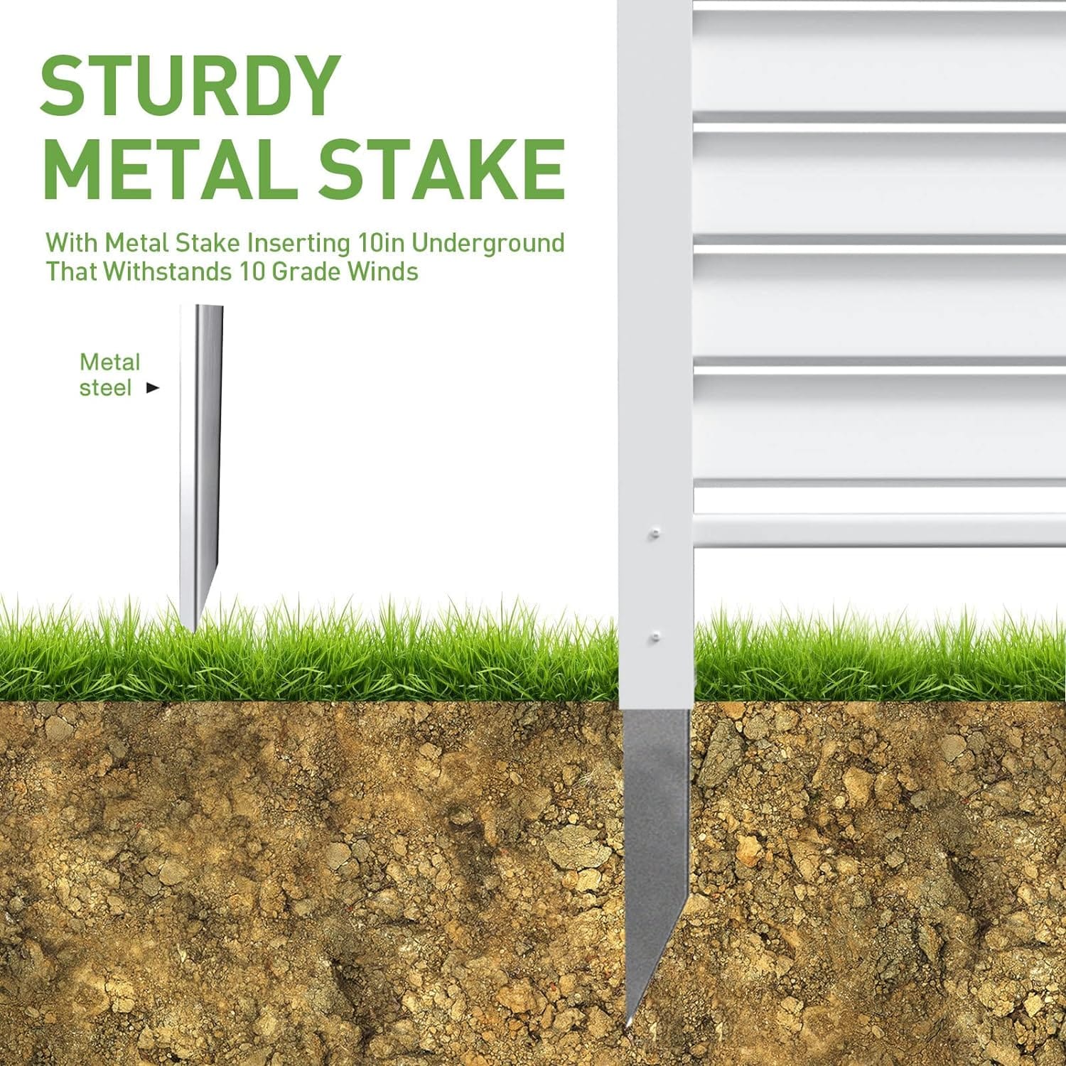 Caprihom Rejilla para valla de aire acondicionado de 50 pulgadas de ancho x 50 pulgadas de alto, carcasa de vinilo para valla de privacidad, panel de pantalla para equipo de piscina, kit de paneles y pantallas de privacidad para exteriores (paquete de 2) - Image 16