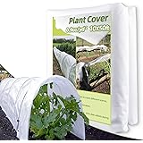 10x50ft Plant Covers Freeze Protection Frost Cloth Blanket Floating Row Cover for Winter 0.9 oz/yd²
