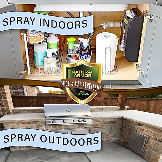 Mice & Rat Repellent. Peppermint Repellent for Mice/Mouse, Rats & Rodents. Natural Spray for Indoor & Outdoor Use. 128 OZ Gallon Trigger Sprayer Ready to Use - Image 3
