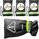 Outdoor Faucet Covers for Winter Freeze Protection, Fetanten 9" H x 5.7" W Outside Hose Bib Covers Faucet Socks with Waterpro