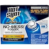 Hot Shot No Mess! Fogger With Odor Neutralizer, Kills Carpenter Ants, Spiders & Fleas, 3 Count, 1.2 Ounce, NULL