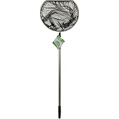 TetraPond Telescoping Pond Net, 14-Inch Diameter Ring,Black/Silver