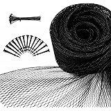 Pond Netting, 7’ x 10’ Pond Netting for Koi Ponds, Durable & Sturdy Pond Net to Catch Leaves & Debris, Drive Herons, Raccoons