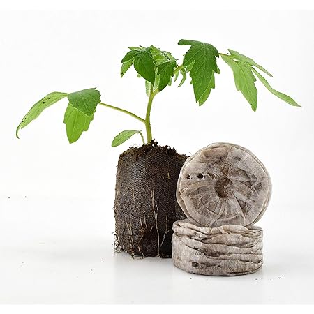 Gardentrends Jiffy Super Pellets - Expands to 2" Diameter (50 mm) x 3-1/4" Tall - 50ct