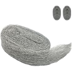 Steel Wool Mice Control, 2 Pack 3"x10 Ft Hole Filler, Gap Blocker, Barrier, Protect Against Animals in Holes Holes, Siding, P