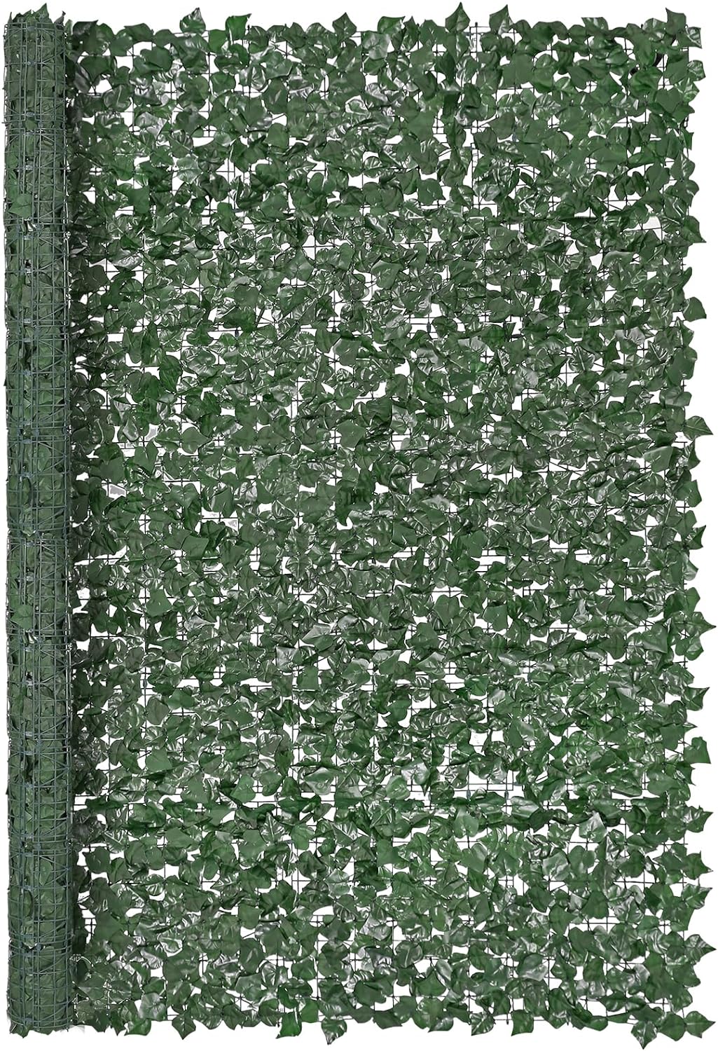 VEVOR Ivy - Valla de privacidad, pantalla de pared verde artificial, valla de hiedra verde con junta reforzada, setos sintéticos para decoración de hojas de vid para jardín, patio, balcón, decoración de patio y patio